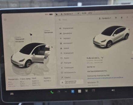 Білий Тесла Model Y, об'ємом двигуна 0 л та пробігом 67 тис. км за 25500 $, фото 14 на Automoto.ua