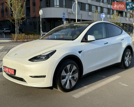 Білий Тесла Model Y, об'ємом двигуна 0 л та пробігом 55 тис. км за 33014 $, фото 1 на Automoto.ua