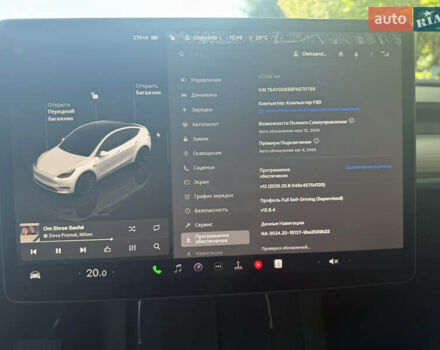 Белый Тесла Model Y, объемом двигателя 0 л и пробегом 45 тыс. км за 29990 $, фото 29 на Automoto.ua