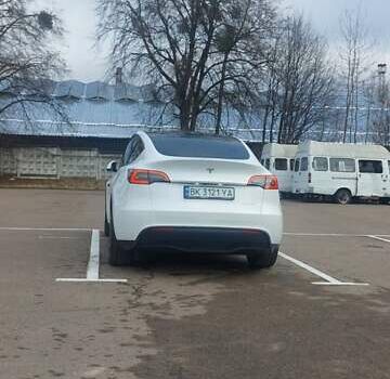 Белый Тесла Model Y, объемом двигателя 0 л и пробегом 93 тыс. км за 35500 $, фото 4 на Automoto.ua