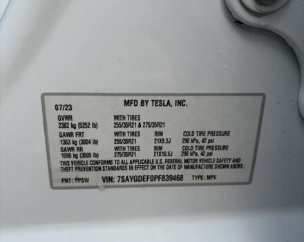 Белый Тесла Model Y, объемом двигателя 0 л и пробегом 47 тыс. км за 32500 $, фото 16 на Automoto.ua
