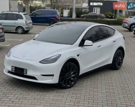 Білий Тесла Model Y, об'ємом двигуна 0 л та пробігом 27 тис. км за 28500 $, фото 3 на Automoto.ua