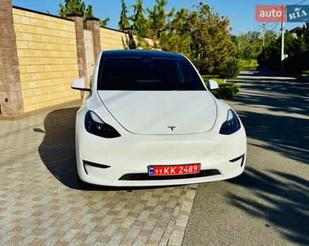 Белый Тесла Model Y, объемом двигателя 0 л и пробегом 57 тыс. км за 26500 $, фото 7 на Automoto.ua