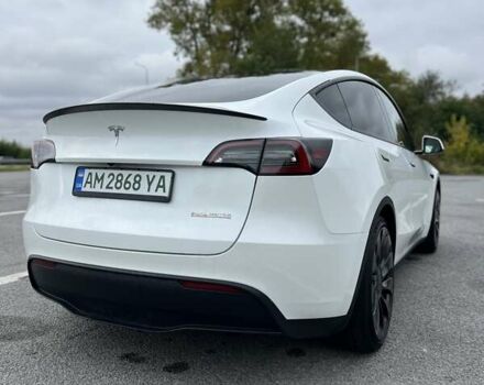 Белый Тесла Model Y, объемом двигателя 0 л и пробегом 24 тыс. км за 32800 $, фото 5 на Automoto.ua