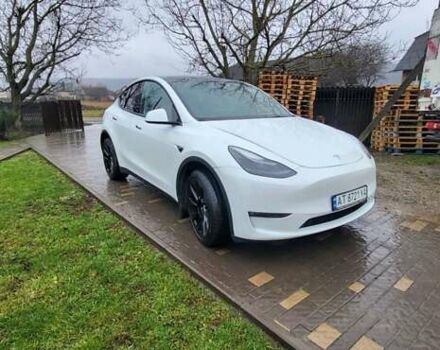 Белый Тесла Model Y, объемом двигателя 0 л и пробегом 56 тыс. км за 26500 $, фото 12 на Automoto.ua