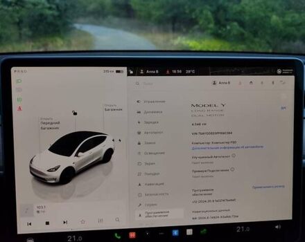 Белый Тесла Model Y, объемом двигателя 0 л и пробегом 7 тыс. км за 32900 $, фото 30 на Automoto.ua