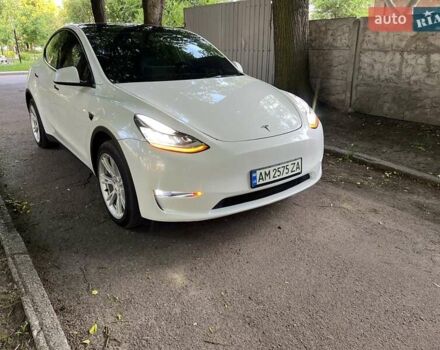Белый Тесла Model Y, объемом двигателя 0 л и пробегом 33 тыс. км за 29800 $, фото 4 на Automoto.ua