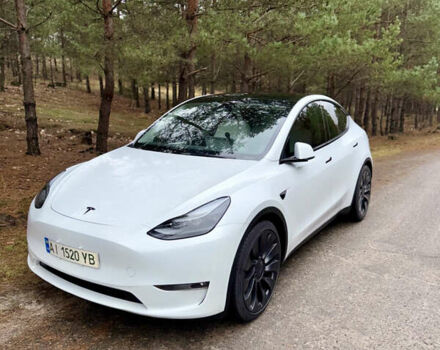 Белый Тесла Model Y, объемом двигателя 0 л и пробегом 57 тыс. км за 32700 $, фото 9 на Automoto.ua