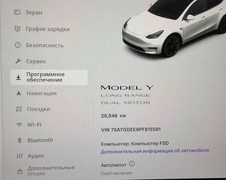 Белый Тесла Model Y, объемом двигателя 0 л и пробегом 29 тыс. км за 29500 $, фото 9 на Automoto.ua