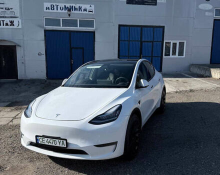 Білий Тесла Model Y, об'ємом двигуна 0 л та пробігом 23 тис. км за 28500 $, фото 1 на Automoto.ua
