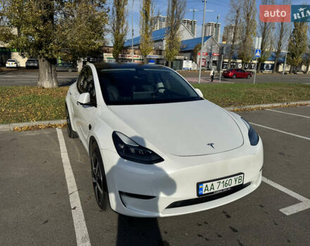 Белый Тесла Model Y, объемом двигателя 0 л и пробегом 76 тыс. км за 33000 $, фото 2 на Automoto.ua
