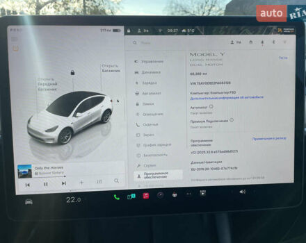 Белый Тесла Model Y, объемом двигателя 0 л и пробегом 68 тыс. км за 25900 $, фото 14 на Automoto.ua