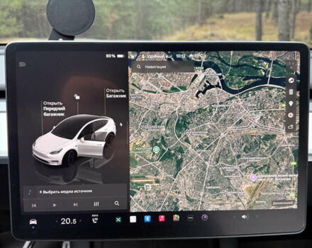 Белый Тесла Model Y, объемом двигателя 0 л и пробегом 57 тыс. км за 32700 $, фото 20 на Automoto.ua