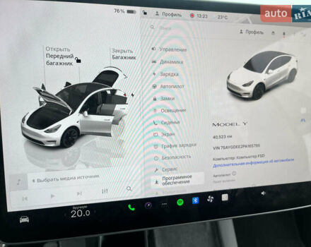 Белый Тесла Model Y, объемом двигателя 0 л и пробегом 40 тыс. км за 29500 $, фото 25 на Automoto.ua