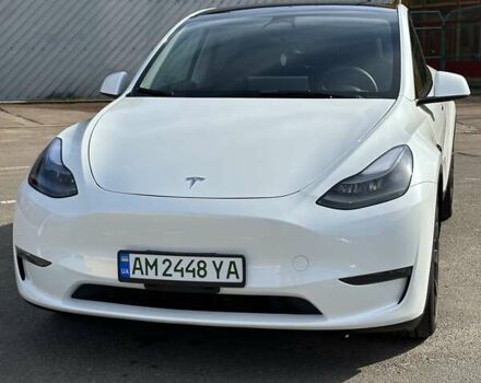 Белый Тесла Model Y, объемом двигателя 0 л и пробегом 23 тыс. км за 27500 $, фото 9 на Automoto.ua