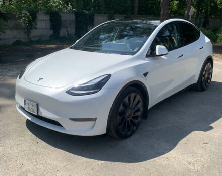 Белый Тесла Model Y, объемом двигателя 0 л и пробегом 64 тыс. км за 28500 $, фото 6 на Automoto.ua