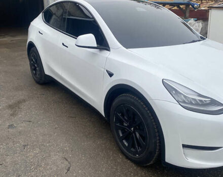 Белый Тесла Model Y, объемом двигателя 0 л и пробегом 38 тыс. км за 26500 $, фото 1 на Automoto.ua