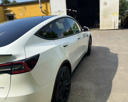 Белый Тесла Model Y, объемом двигателя 0 л и пробегом 48 тыс. км за 27800 $, фото 7 на Automoto.ua