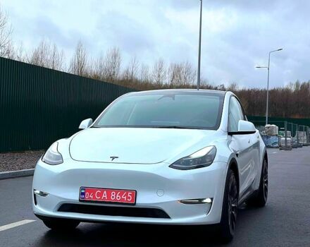 Білий Тесла Model Y, об'ємом двигуна 0 л та пробігом 33 тис. км за 28700 $, фото 4 на Automoto.ua