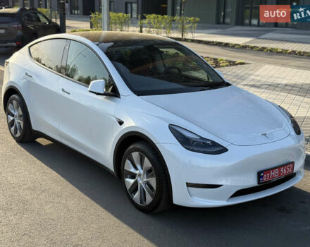 Білий Тесла Model Y, об'ємом двигуна 0 л та пробігом 55 тис. км за 33014 $, фото 18 на Automoto.ua