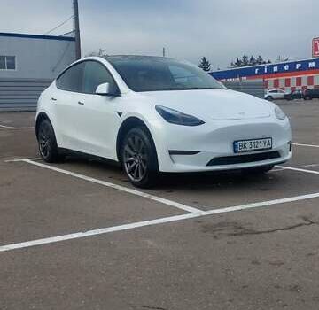 Белый Тесла Model Y, объемом двигателя 0 л и пробегом 93 тыс. км за 35500 $, фото 5 на Automoto.ua
