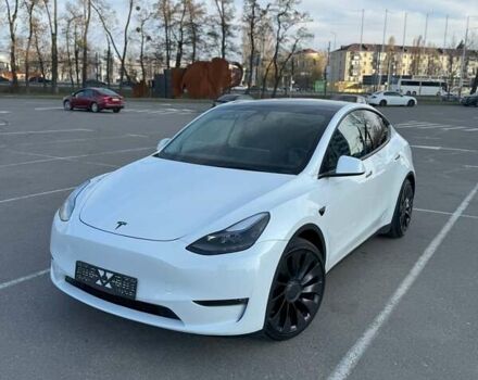Белый Тесла Model Y, объемом двигателя 0 л и пробегом 35 тыс. км за 27500 $, фото 27 на Automoto.ua