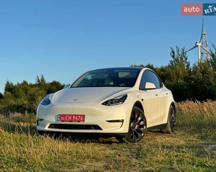 Белый Тесла Model Y, объемом двигателя 0 л и пробегом 41 тыс. км за 28300 $, фото 2 на Automoto.ua