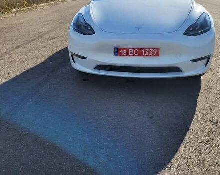 Белый Тесла Model Y, объемом двигателя 0 л и пробегом 4 тыс. км за 27400 $, фото 3 на Automoto.ua