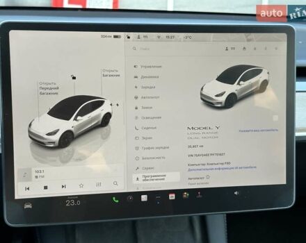 Білий Тесла Model Y, об'ємом двигуна 0 л та пробігом 36 тис. км за 30999 $, фото 18 на Automoto.ua