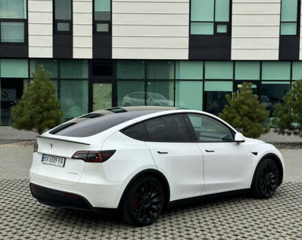 Белый Тесла Model Y, объемом двигателя 0 л и пробегом 45 тыс. км за 29900 $, фото 6 на Automoto.ua
