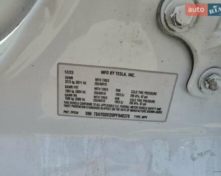 Белый Тесла Model Y, объемом двигателя 0 л и пробегом 36 тыс. км за 18100 $, фото 11 на Automoto.ua
