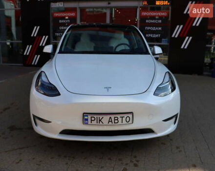 Белый Тесла Model Y, объемом двигателя 0 л и пробегом 34 тыс. км за 27400 $, фото 9 на Automoto.ua