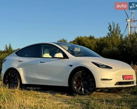 Белый Тесла Model Y, объемом двигателя 0 л и пробегом 41 тыс. км за 28300 $, фото 7 на Automoto.ua