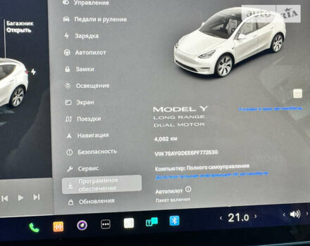 Белый Тесла Model Y, объемом двигателя 0 л и пробегом 4 тыс. км за 39500 $, фото 16 на Automoto.ua