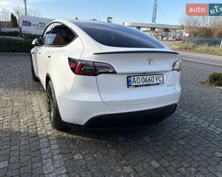Белый Тесла Model Y, объемом двигателя 0 л и пробегом 47 тыс. км за 32500 $, фото 5 на Automoto.ua