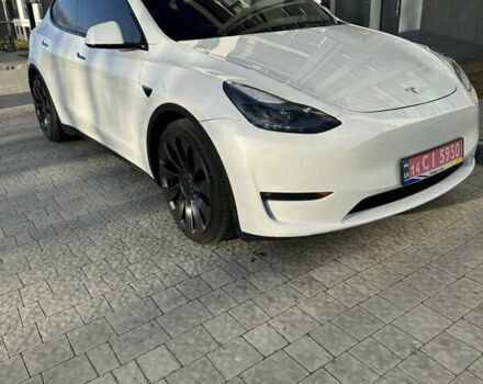 Белый Тесла Model Y, объемом двигателя 0 л и пробегом 73 тыс. км за 23999 $, фото 15 на Automoto.ua