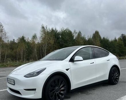 Белый Тесла Model Y, объемом двигателя 0 л и пробегом 24 тыс. км за 32800 $, фото 6 на Automoto.ua