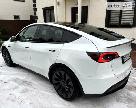 Белый Тесла Model Y, объемом двигателя 0 л и пробегом 25 тыс. км за 42500 $, фото 9 на Automoto.ua
