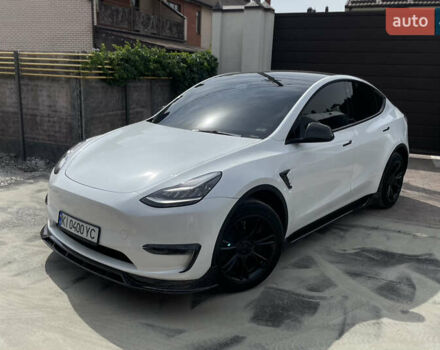 Белый Тесла Model Y, объемом двигателя 0 л и пробегом 13 тыс. км за 26500 $, фото 11 на Automoto.ua