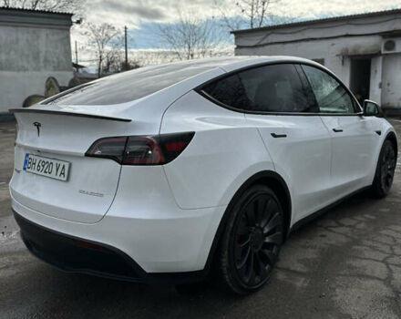 Белый Тесла Model Y, объемом двигателя 0 л и пробегом 51 тыс. км за 31750 $, фото 3 на Automoto.ua