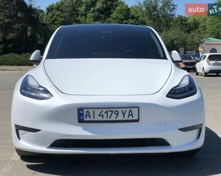 Белый Тесла Model Y, объемом двигателя 0 л и пробегом 7 тыс. км за 33600 $, фото 6 на Automoto.ua