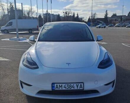 Белый Тесла Model Y, объемом двигателя 0 л и пробегом 48 тыс. км за 28500 $, фото 1 на Automoto.ua