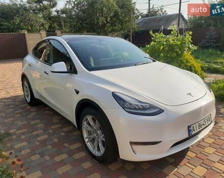 Белый Тесла Model Y, объемом двигателя 0 л и пробегом 19 тыс. км за 30400 $, фото 12 на Automoto.ua