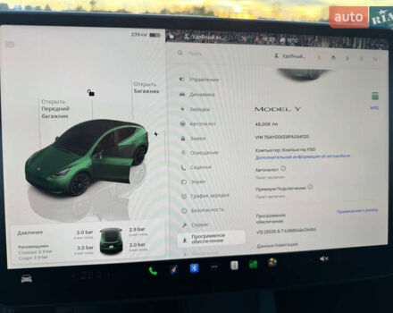 Білий Тесла Model Y, об'ємом двигуна 0 л та пробігом 48 тис. км за 28000 $, фото 13 на Automoto.ua