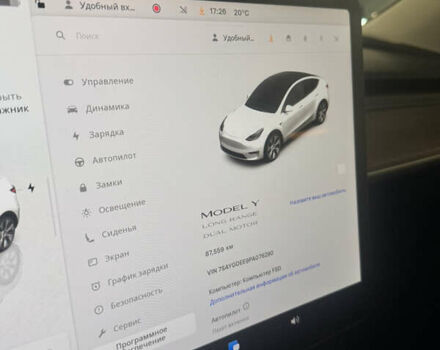 Белый Тесла Model Y, объемом двигателя 0 л и пробегом 87 тыс. км за 28999 $, фото 4 на Automoto.ua
