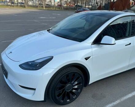 Белый Тесла Model Y, объемом двигателя 0 л и пробегом 35 тыс. км за 27500 $, фото 9 на Automoto.ua