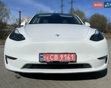 Белый Тесла Model Y, объемом двигателя 0 л и пробегом 37 тыс. км за 27900 $, фото 15 на Automoto.ua