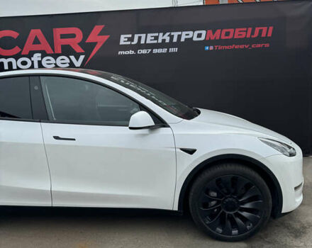 Білий Тесла Model Y, об'ємом двигуна 0 л та пробігом 5 тис. км за 39999 $, фото 3 на Automoto.ua