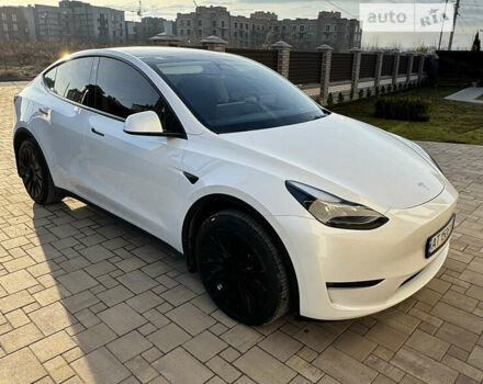 Белый Тесла Model Y, объемом двигателя 0 л и пробегом 6 тыс. км за 37199 $, фото 7 на Automoto.ua