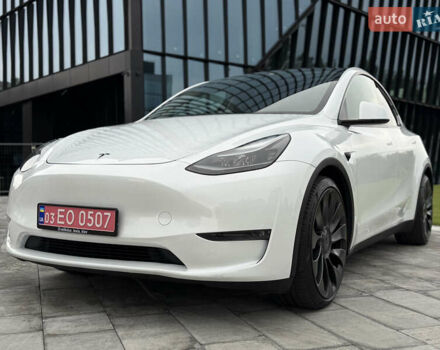 Белый Тесла Model Y, объемом двигателя 0 л и пробегом 45 тыс. км за 35500 $, фото 14 на Automoto.ua